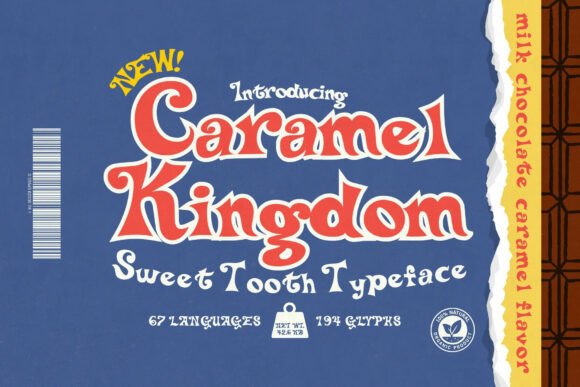 Caramel Kingdom Brings Whimsy Back to Serif Display Fonts