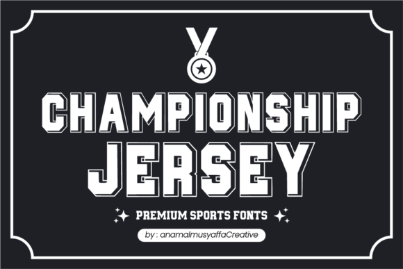 Championship Jersey: A Display Font Built for Bold Editorial Storytelling
