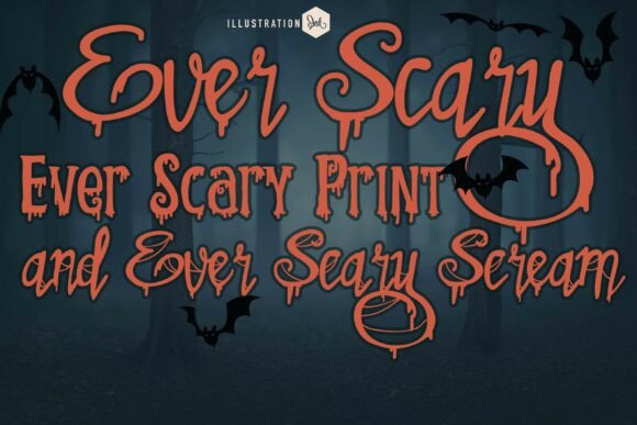 Ever Scary Trio: A Hauntingly Elegant Display Font Set