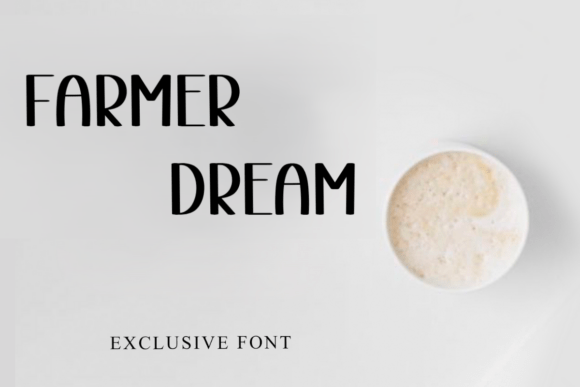 Farmer Dream: A Festive Display Font with Editorial Charm