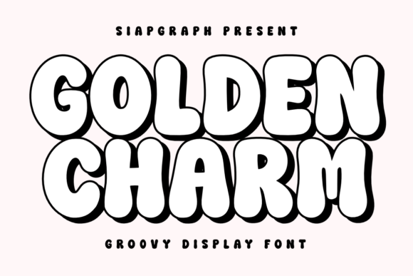 Golden Charm Font Brings Retro Warmth to Editorial Design