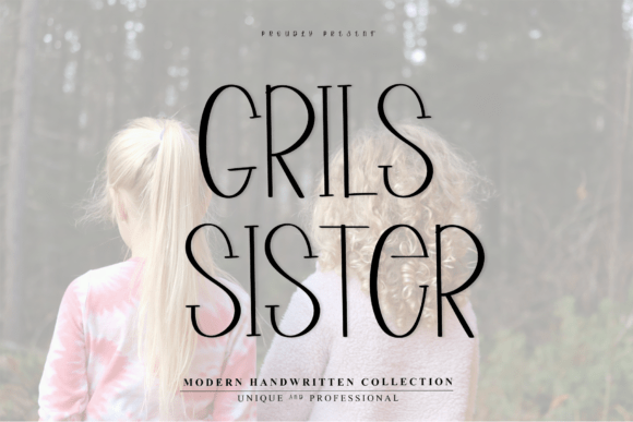 Grils Sister: A Minimal Display Font for Digital Marketing That Commands Attention