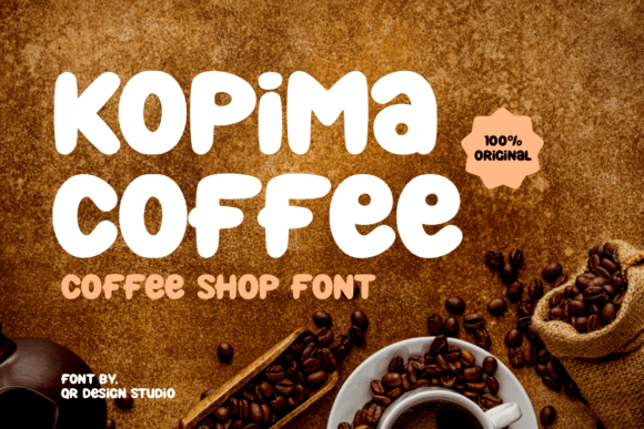 Kopima Coffee: A Display Font with Editorial Warmth