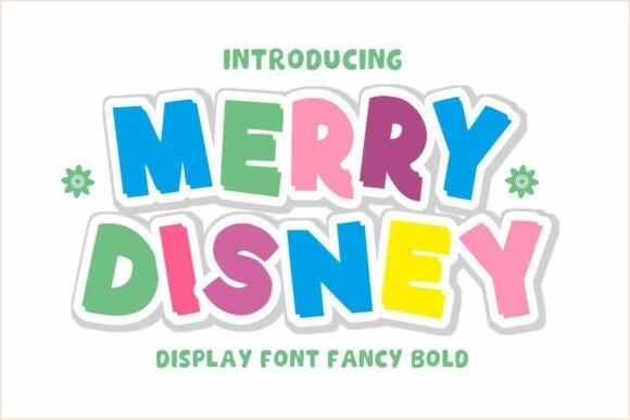 Merry Disney: A Charming Bubble Font for Playful Branding