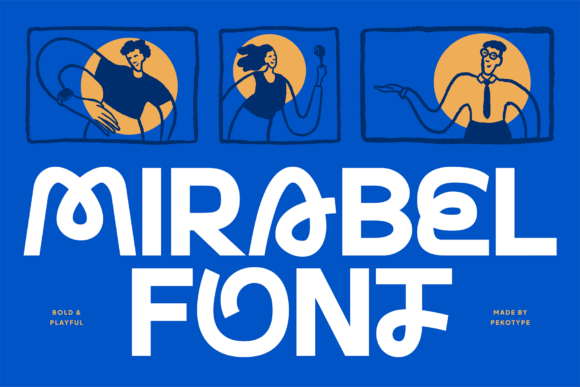 Mirabel: A Playful Display Font for Bold Campaigns