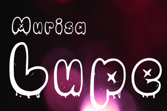 Murisa Lupe: A Melting Display Font with Campaign Impact