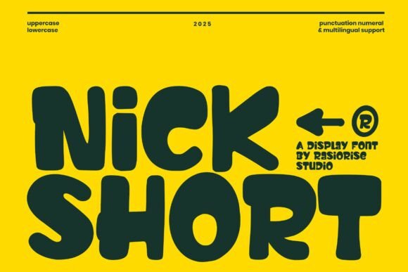 Nick Short: A Handwritten Display Font for Campaigns That Stop the Scroll