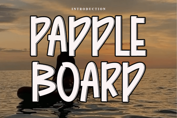 Paddle Board: The Script Font That Brings Elegance to Branding