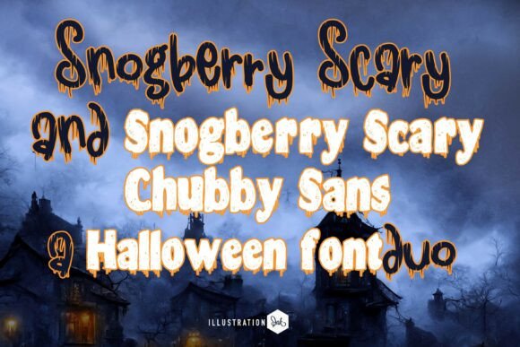 Snogberry Scary Duo: A Playful Halloween Font Duo for Designers