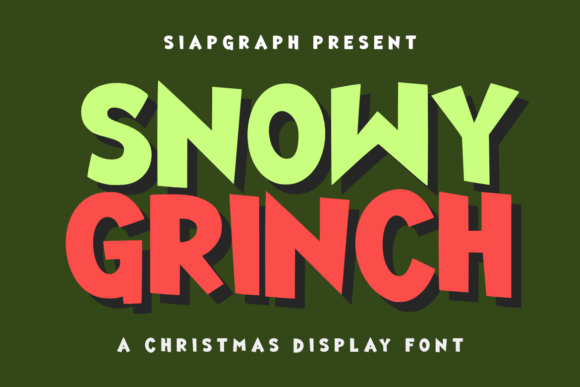 Snowy Grinch Brings Vintage Charm to Branding Projects