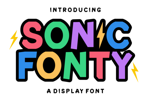 Sonic Fonty Review: A Playful Display Font for Bold Branding