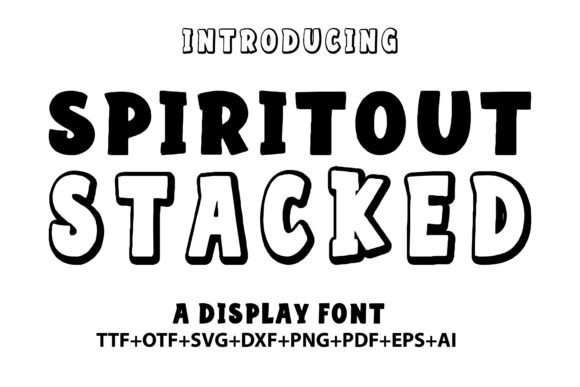 Spiritout Stacked Brings Quirky Character to Web Typography