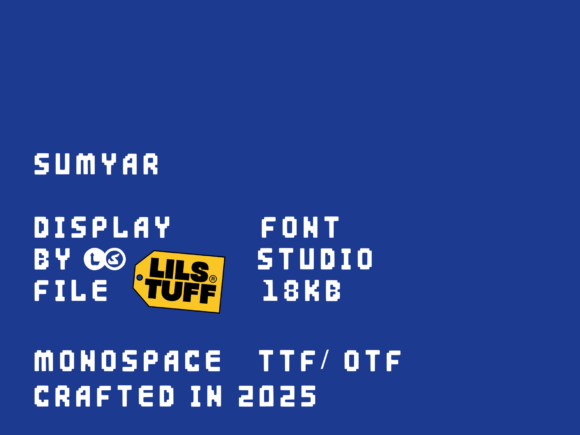 Sumyar Monospace: A Display Font Built for Campaign Visibility