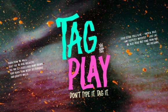 Tag Play: A Bold Display Font for Campaigns That Demand Attention