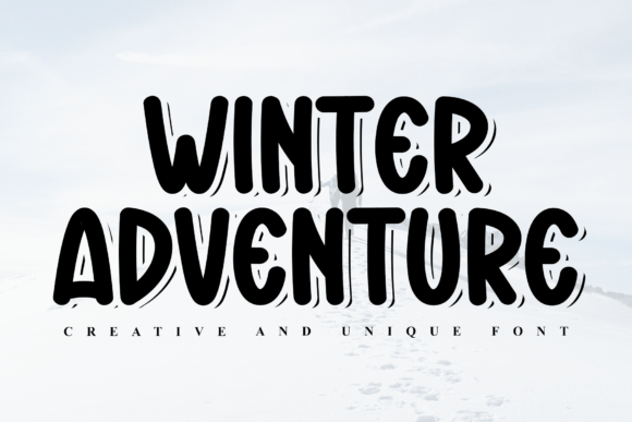 Testing Winter Adventure Font for a Real Web Design Project